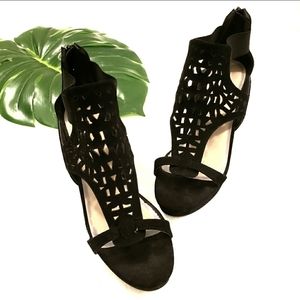 MAURICES BLACK WEDGE HEELS